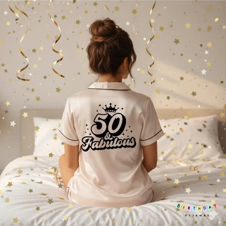 50 and Fabulous Birthday Pyjamas