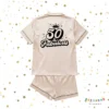 50 and Fabulous Satin Birthday Pyjamas