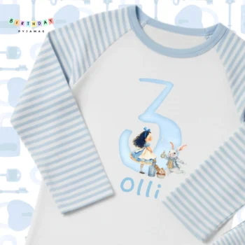 Alice in wonderland birthday pjs any age