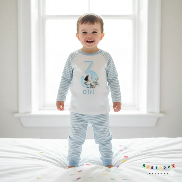 Alice in wonderland Birthday Pyjamas any age