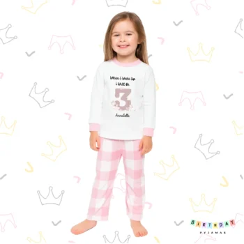 Any Age Birthday Checked Pyjamas