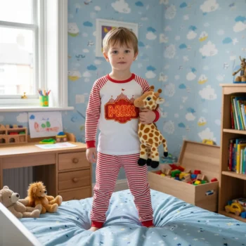 At The Circus Personalised Birthday Pyjamas – Kids Circus-Themed PJs