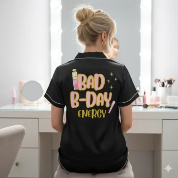 Bad Bday P Louise Birthday Pyjamas Satin
