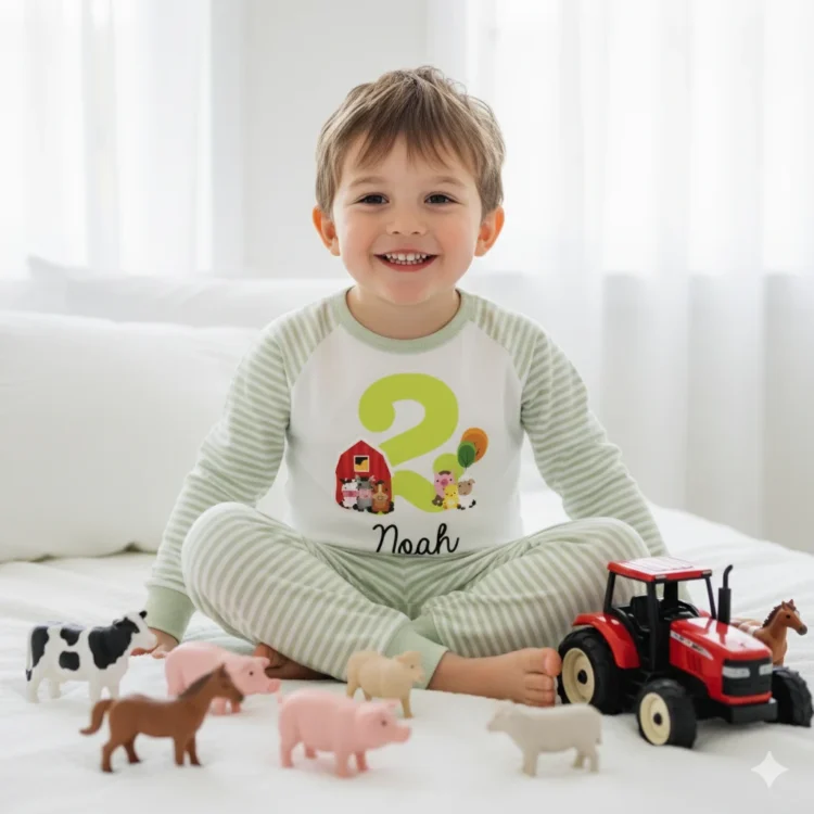 Barnyard Animals - Birthday Pyjamas