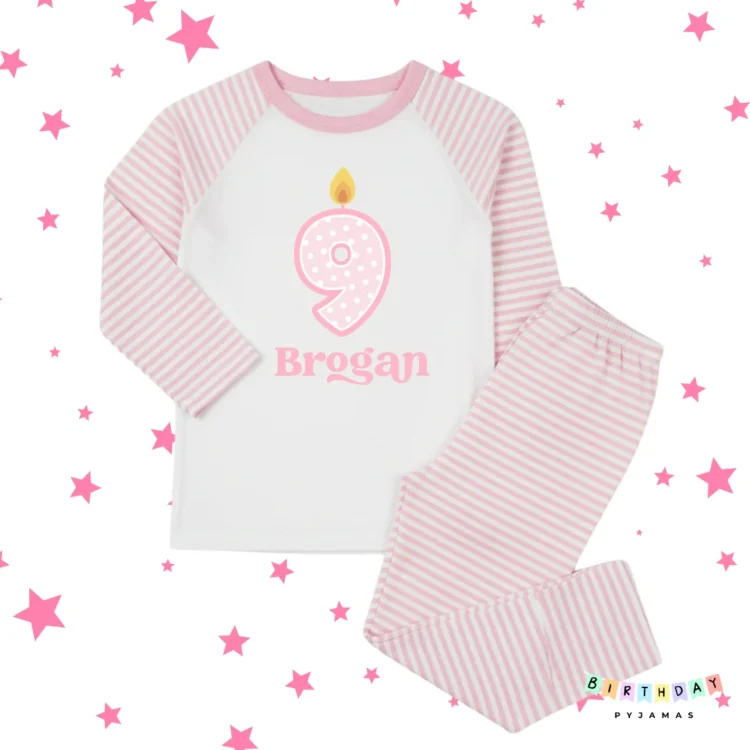 Birthday Candle Age Birthday Pyjamas