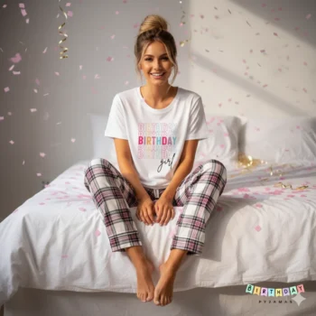 Birthday Girl Custom Printed Pyjamas
