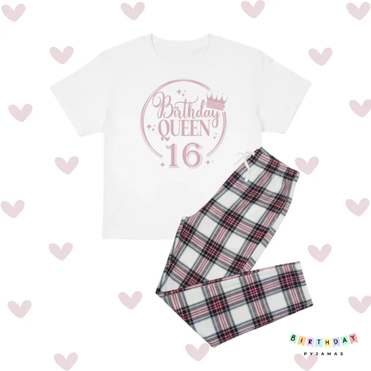 Birthday Queen 16th Pyjamas Birthday Pyjamas