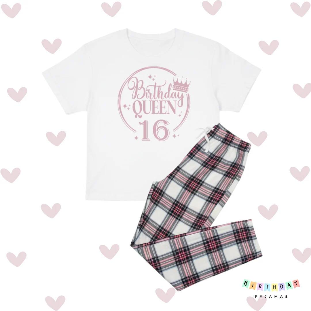 Birthday Queen 16th Pyjamas Birthday Pyjamas