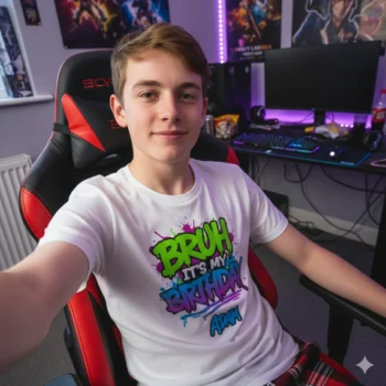 Bruh It’s My Birthday Personalised Pyjamas