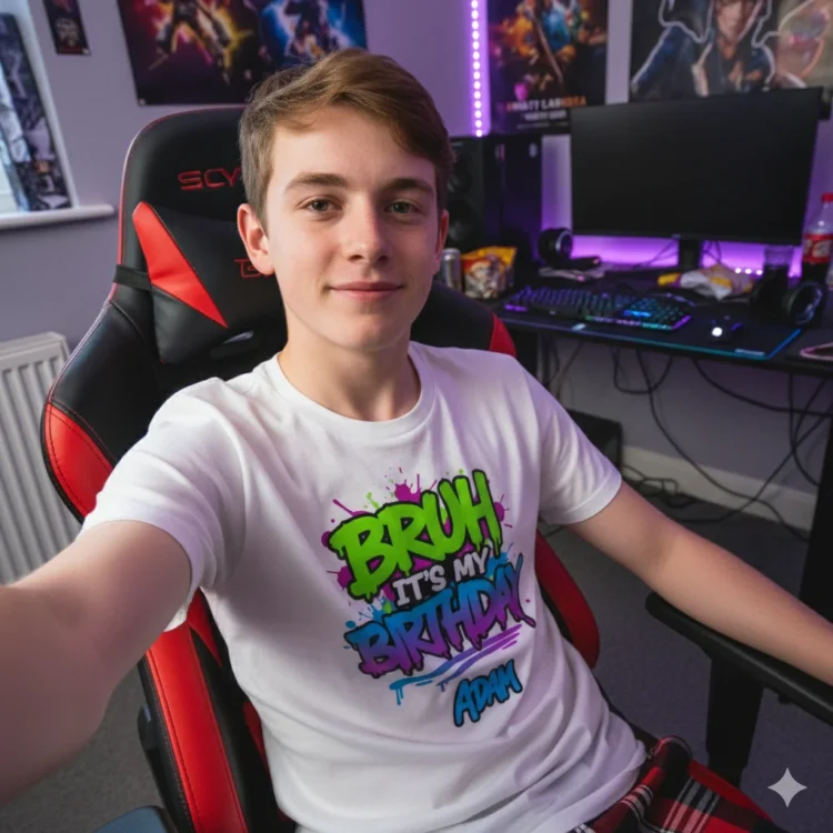 Bruh It’s My Birthday Personalised Pyjamas