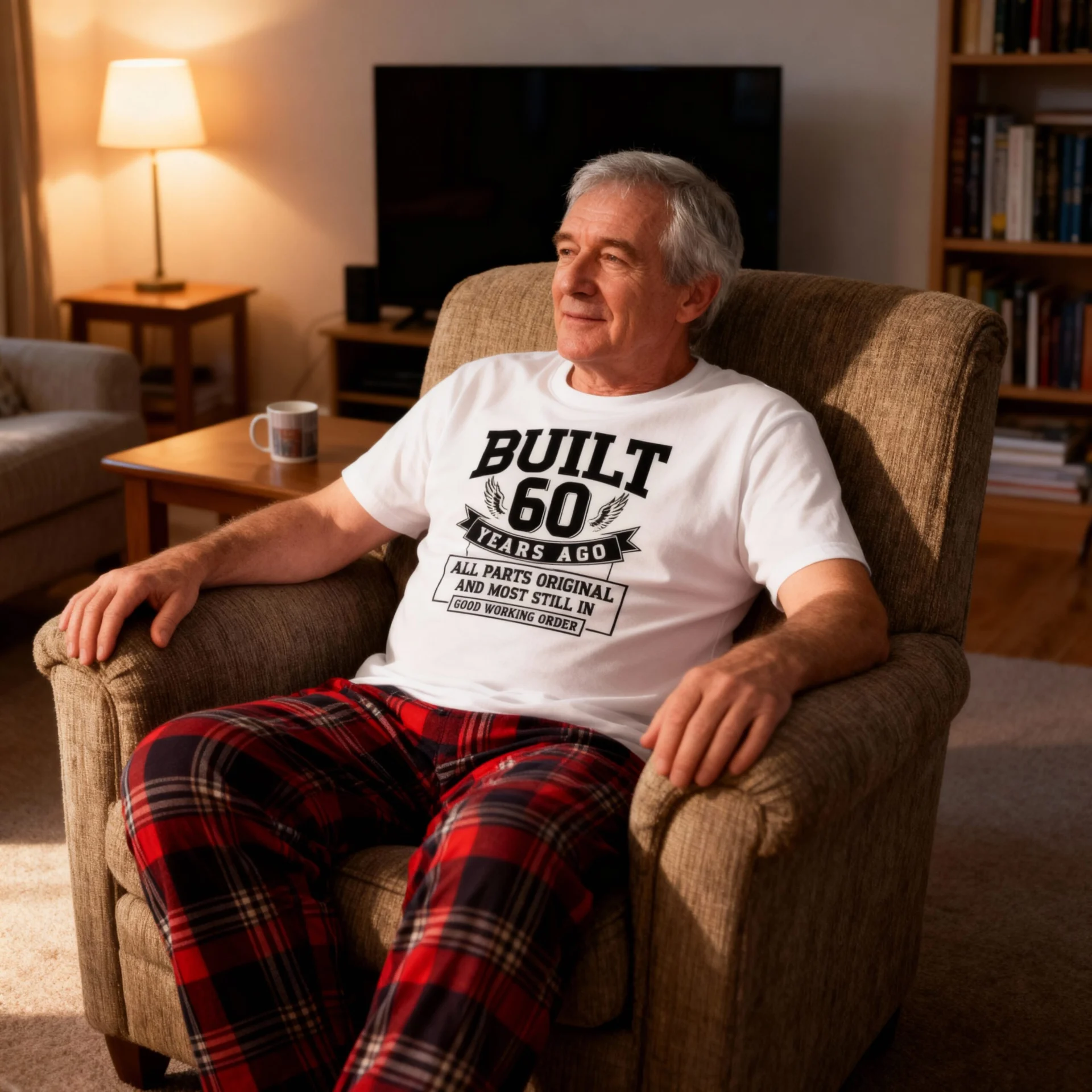 Built 60 Years Ago Birthday Personalised Pyjamas