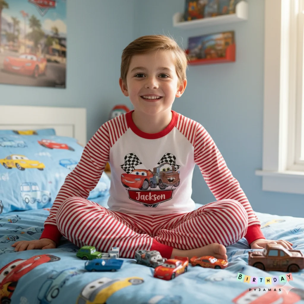 Cars Birthday Pyjamas - Personalised