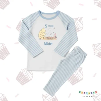 Cupcake Party Pooh Bear Birthday Personalised Pyjamas