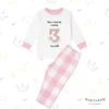 Cute Checked Birthday Pyjamas