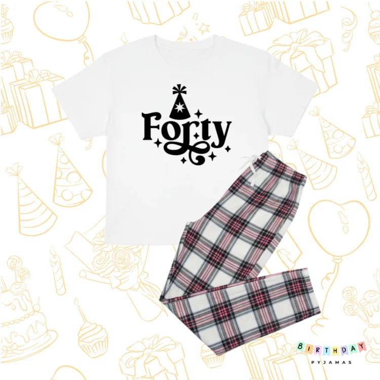 Forty Birthday Pyjamas - birthdaypyjamas.co