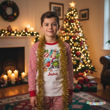 Grinched Christmas Personalised Pyjamas