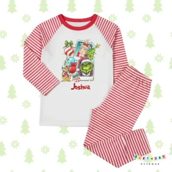 Grinched Christmas Personalised Pyjamas