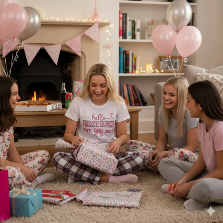 Hello Sixteen Print Birthday Personalised Pyjamas