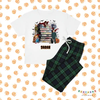 Horror Movie Halloween Personalised Pyjamas