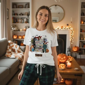 Horror Movie Halloween Personalised Pyjamas