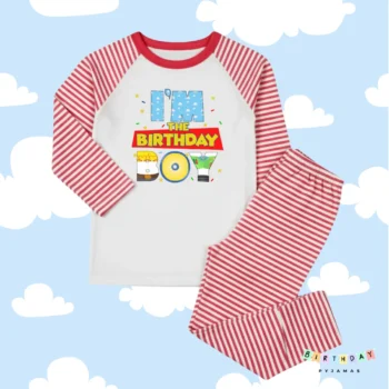 I’m The Birthday Boy Personalised Pyjamas – Custom Boys Birthday PJs