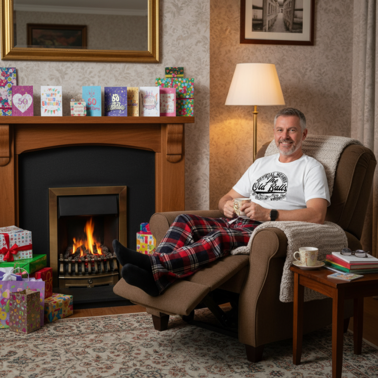 50th Birthday Pyjamas – Official Member of the Old Balls Club