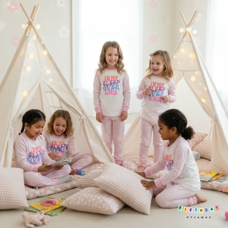 In My Sleepover Era Pyjamas – Personalised Girls’ Sleepover PJs