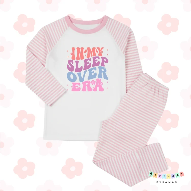 In My Sleepover Era Pyjamas – Personalised Girls’ Sleepover PJs