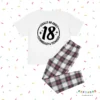Legally An Adult 18th Birthday Personalised Pyjamas