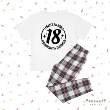 Legally An Adult 18th Birthday Personalised Pyjamas