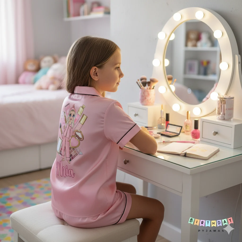 Makeup Obsession Personalised Birthday Pyjamas