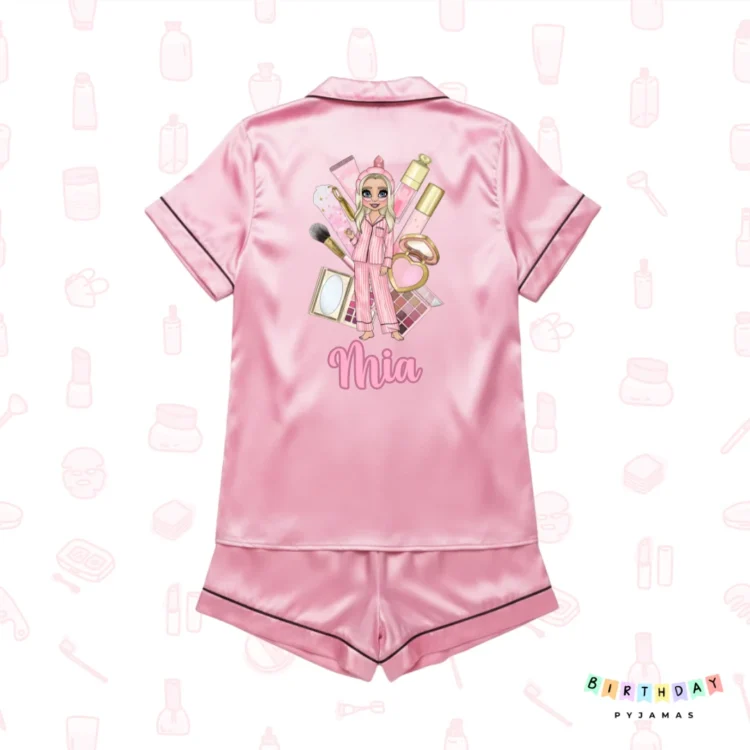 Makeup Obsession Personalised Birthday Pyjamas