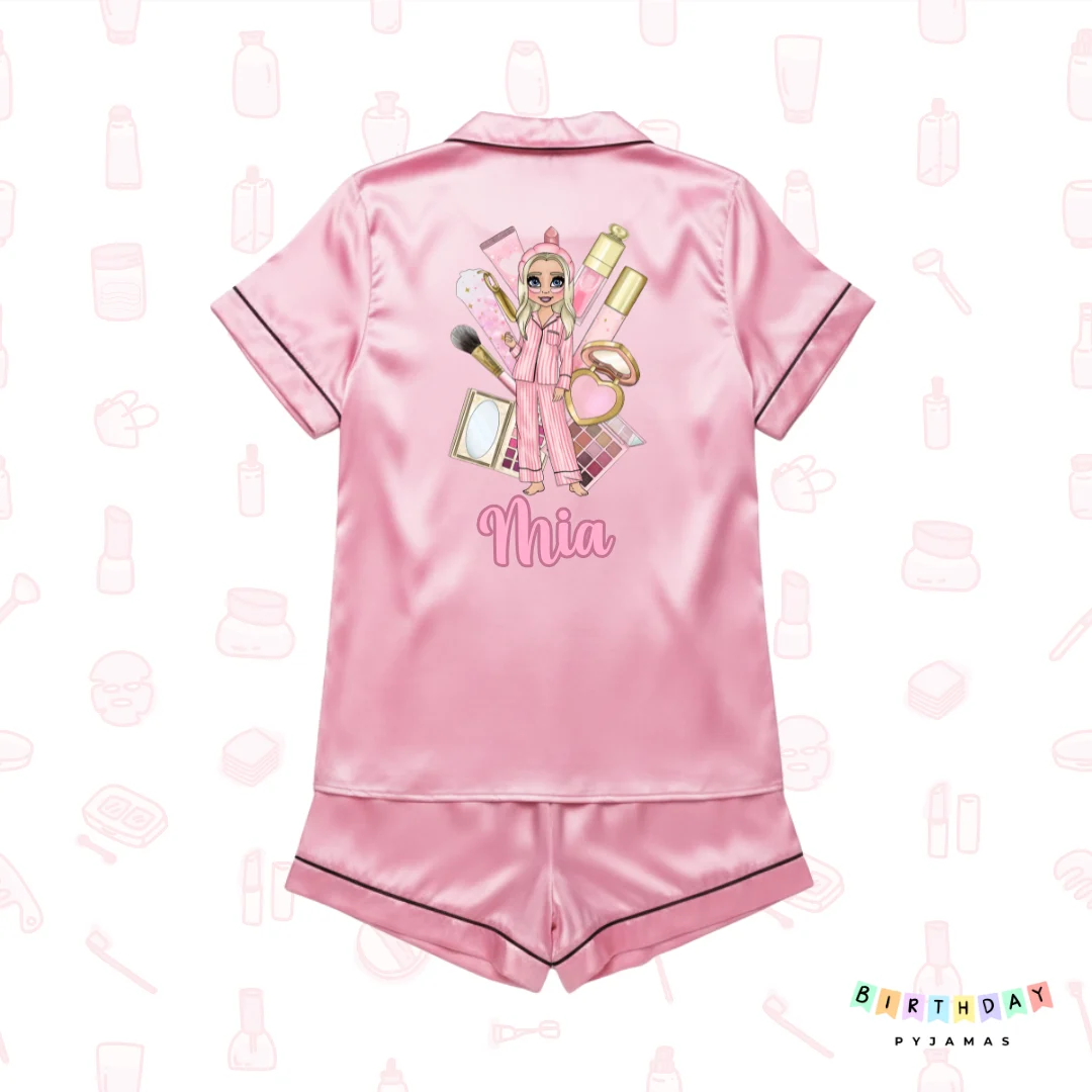 Makeup Obsession Personalised Birthday Pyjamas