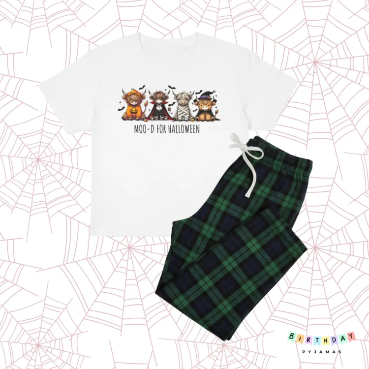 Moo D Halloween Personalised Pyjamas