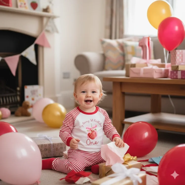 My Berry 1st Birthday Personalised Pyjamas