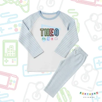 Neon Gamer Birthday Birthday Pyjamas
