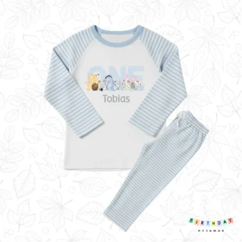 Pooh Bear First Birthday Personalised Pyjamas – Birthday Pyjamas