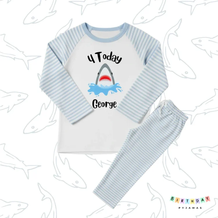 Shark Pyjamas Birthday Pyjamas