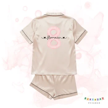 Watercolour Age Personalised Birthday Pyjamas 1