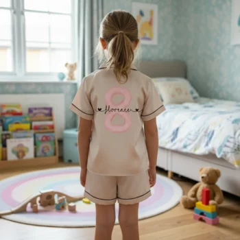 Watercolour Age Personalised Birthday Pyjamas