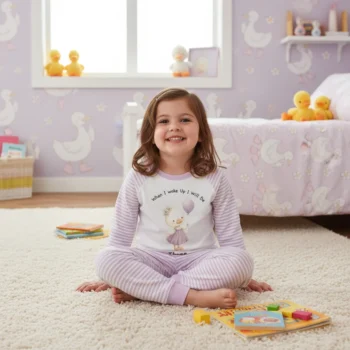 When I Wake I Will Be Duck Cute Personalised Pyjamas