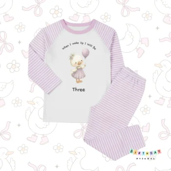 When I Wake I Will Be Duck Cute Personalised Pyjamas