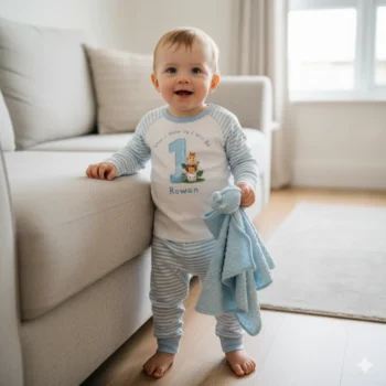 When I Wake Up I Will Be Personalised Birthday Pyjamas – Jungle Animal Design