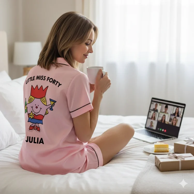 LITTLE MISS FORTY PERSONALISED BIRTHDAY PYJAMAS