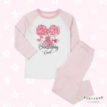 Birthday Girl Castle Princess Personalised Birthday Pyjamas