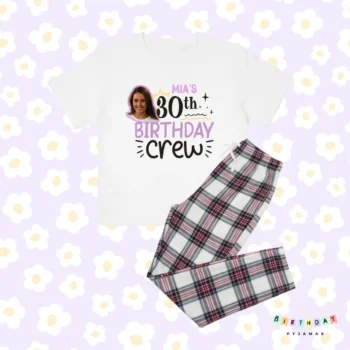 Photo Face Pyjamas Personalised Birthday Pyjamas