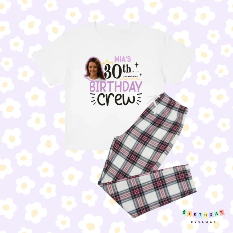 Photo Face Pyjamas Personalised Birthday Pyjamas