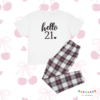 Hello 21 Birthday Pyjamas