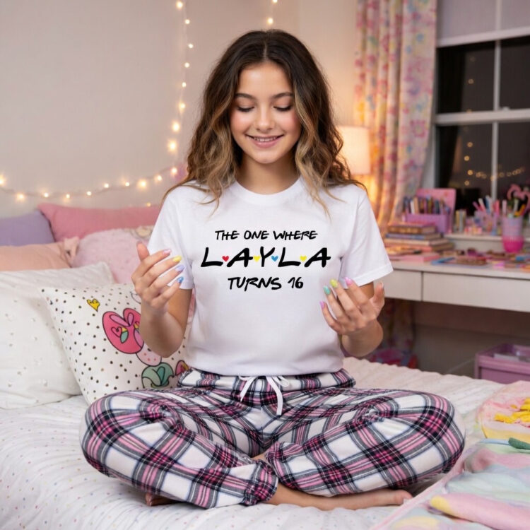 The One Where Personalised Turns 16 - Birthday Pyjamas