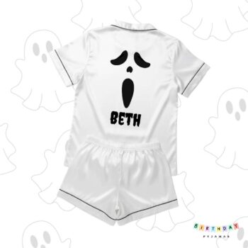 Ghost Face Personalised Halloween Pyjamas